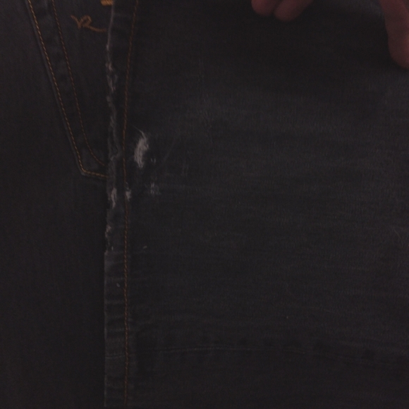 Rocawear men's sz 34 straight leg gray distressed denim jeans made in Hong Kong - Picture 7 of 10